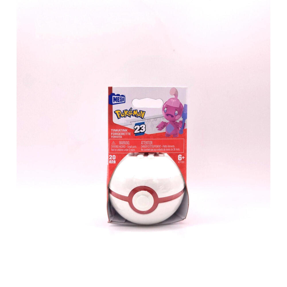 MEGA Construx Pokemon Tinkatink Series 23 Pokeball Poke Ball New Pokémon